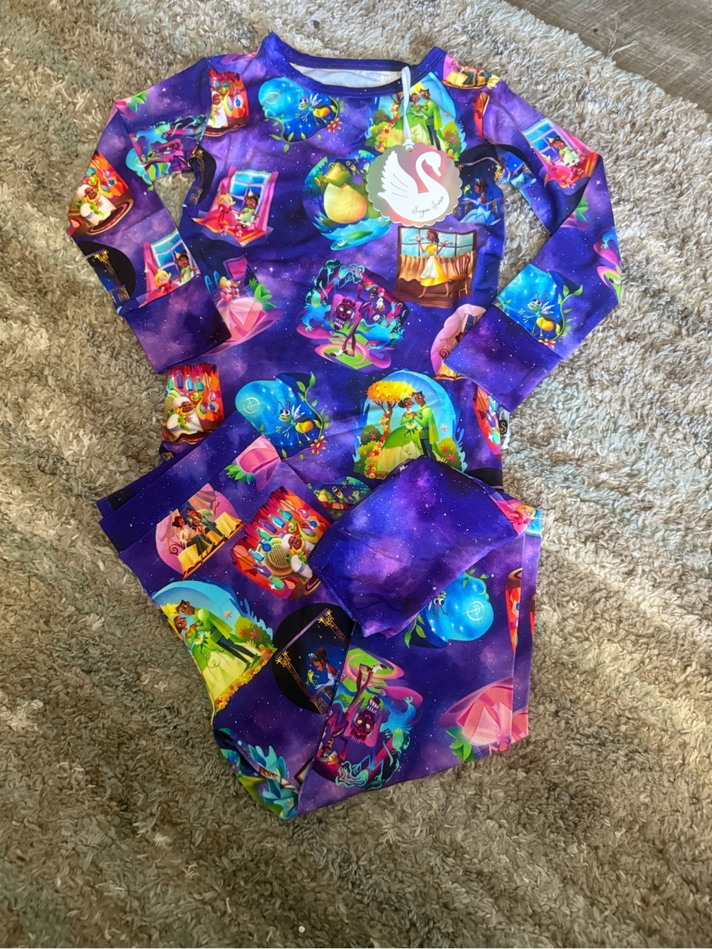 4T Sugar Swan Tiana 2 Piece Bamboo Pajama *New with Tags*